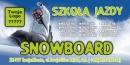 Projekt informacyjny na okres zimowy umożliwiający przekazanie informacji na temat działającej szkoły jazdy na snowboardzie lub innej działalności związanej z wypoczynkiem zimowy i snowboardem np.: wypożyczalni sprzętu zimowego, stoku zjazdowego itp